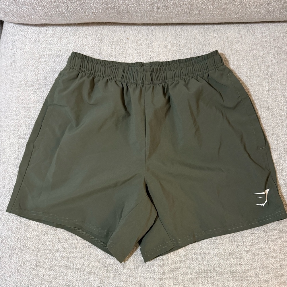 Gymshark Olive Green Men's 5” Shorts